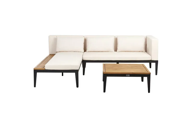 Loungegrupp med bord Bracciano 3-Sits - 3-Sits — 3-Sits