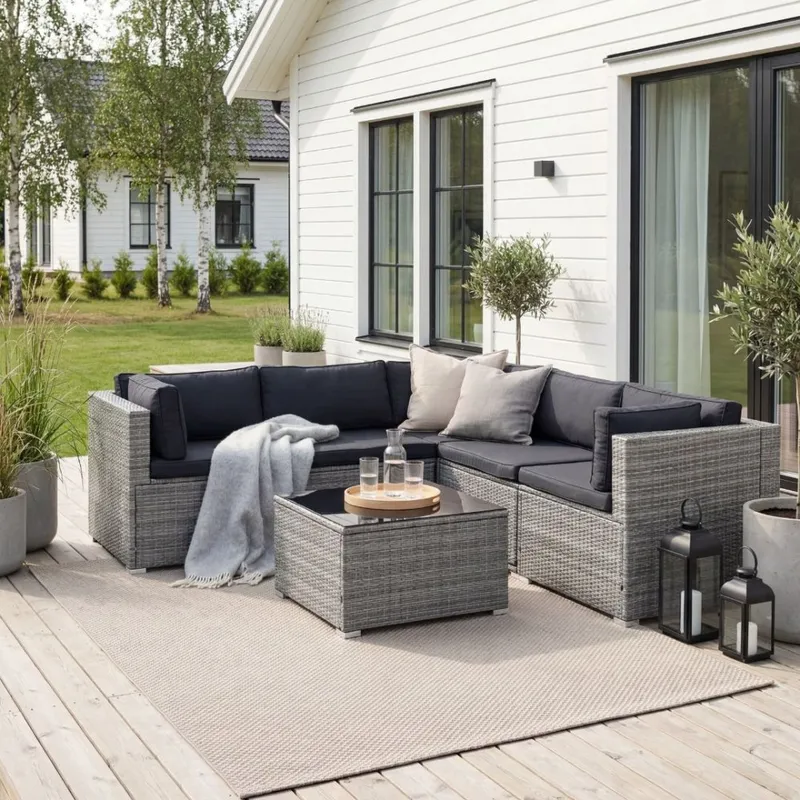 Loungeset utemöbler | Smart förvaring | Konstrotting | Lyfco Olofsbo — Lyfco