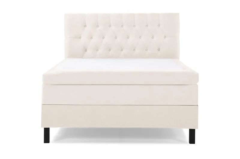 Lucky Komplett Sängpaket 120x200 Latex Diamant Sänggavel - Beige — Bedly
