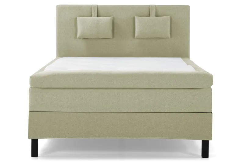 Lucky Komplett Sängpaket 140x200 Latex Slät Sänggavel Na - Nackkudde Liten Grön — Bedly