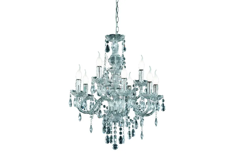 Luster Ljuskrona 9L E14 transparent - Transparent — Trio Lighting