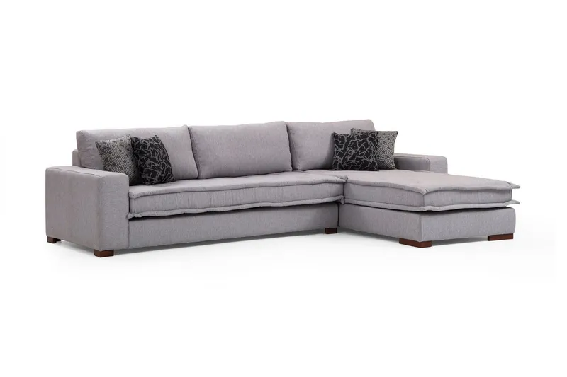 Mamerto Soffa m. Divan 4-sits - Ljusgrå (Art.nr 1518707) — Ljusgrå