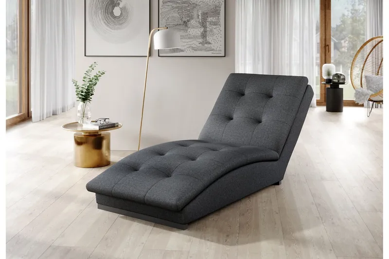 Manwi Schäslongfåtölj - Mörkgrå (Art.nr 1767050) — Mörkgrå