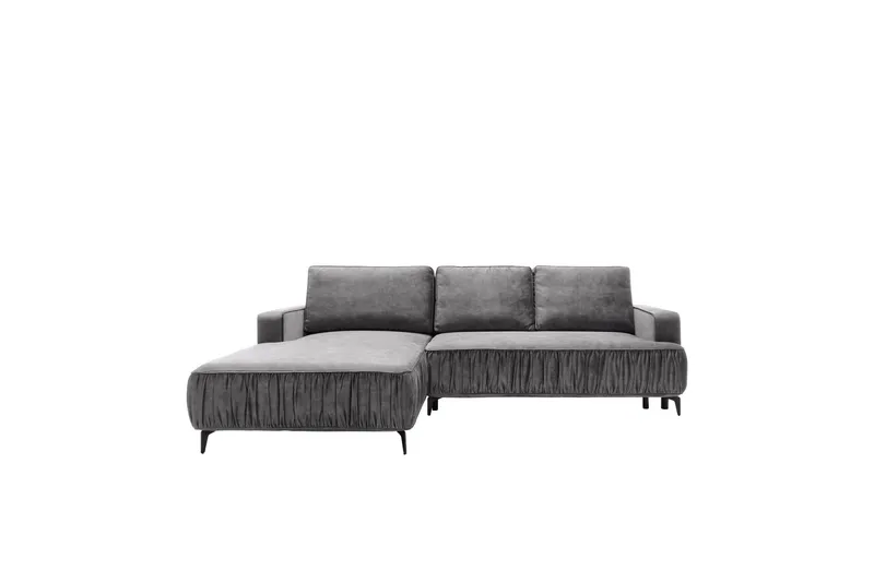 Marisana Bäddsoffa m. Divan 3-sits - Grå (Art.nr 3100388) — Grå