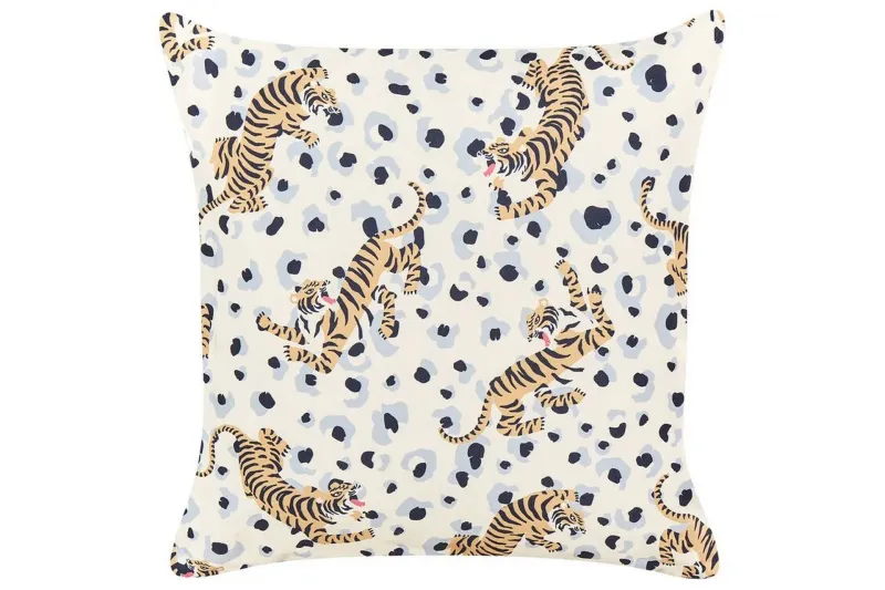 Matino Utomhuskudde 45x45 cm - Beige/Blå/Brun — Beige/Blå/Brun