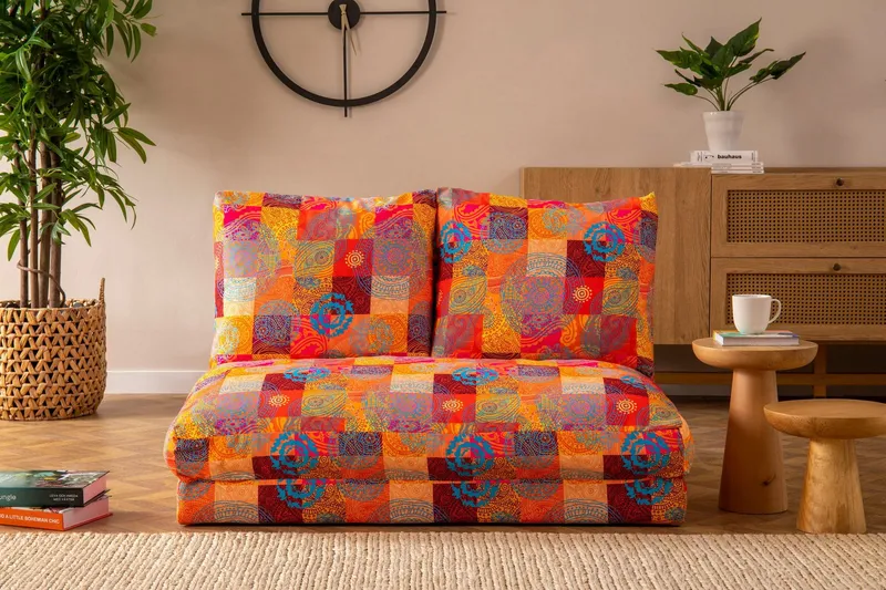 Maydena Bäddsoffa 2-sits 185x120 cm - Flerfärgad — Flerfärgad