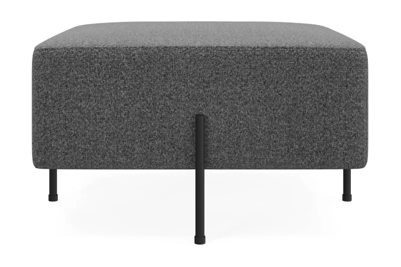 Menard Compact Sittpuff 70 cm Kvadratisk - Mörkgrå (Art.nr 1782529) — Mörkgrå