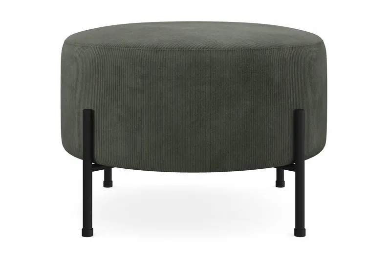 Menard Compact Sittpuff Rund 60 cm - Mörkgrön — Mörkgrön