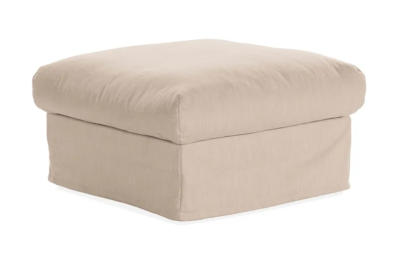 Menard Fotpall Tvättbar & avtagbar klädsel - Beige (Art.nr 1403844) — Beige