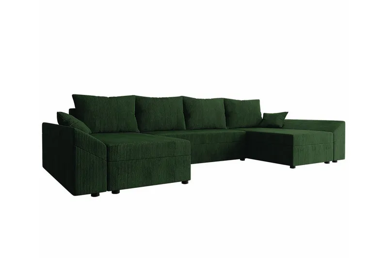 Midfeld 4-sits Hörnbäddsoffa Dark green (Art.nr 3023728)