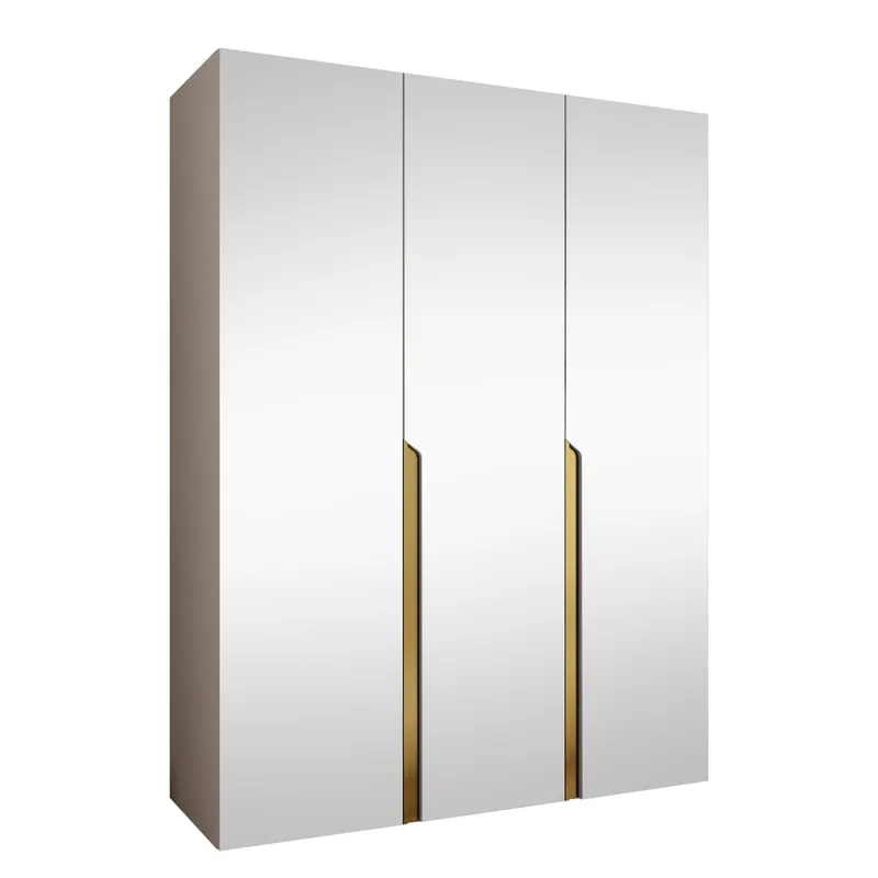Milias Garderob med spegel 150x202 cm - beige (Art.nr 3434054) — beige