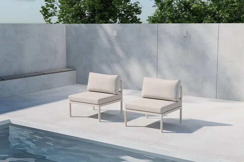 Mittmodul Copacabana 70 cm Utomhus - Beige — Venture Home