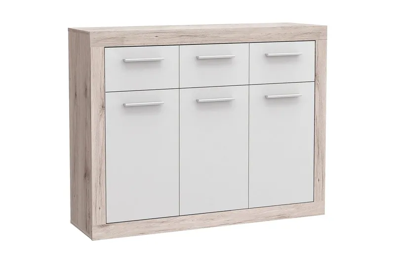 Mohaned Skänk 34x118 cm - Brun/Vit — Brun/Vit