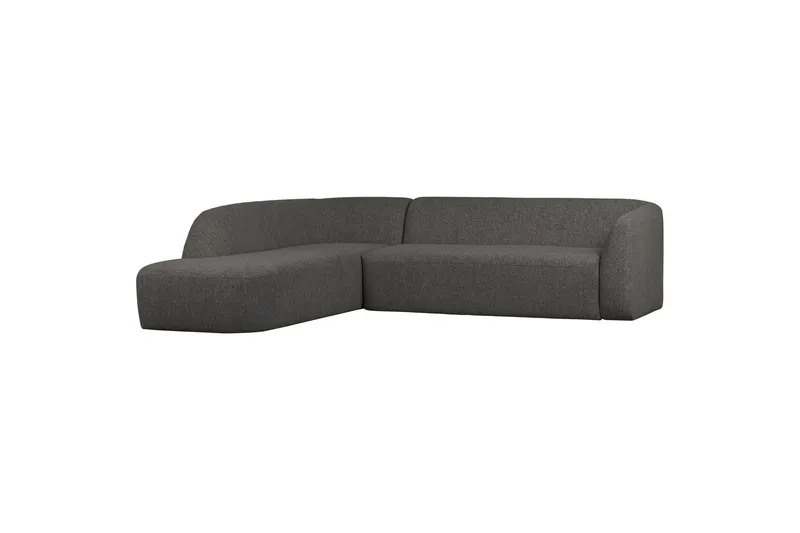 Mooli Soffa med Schäslong 3-sits - Grå/Svart (Art.nr 3051116) — Grå/Svart