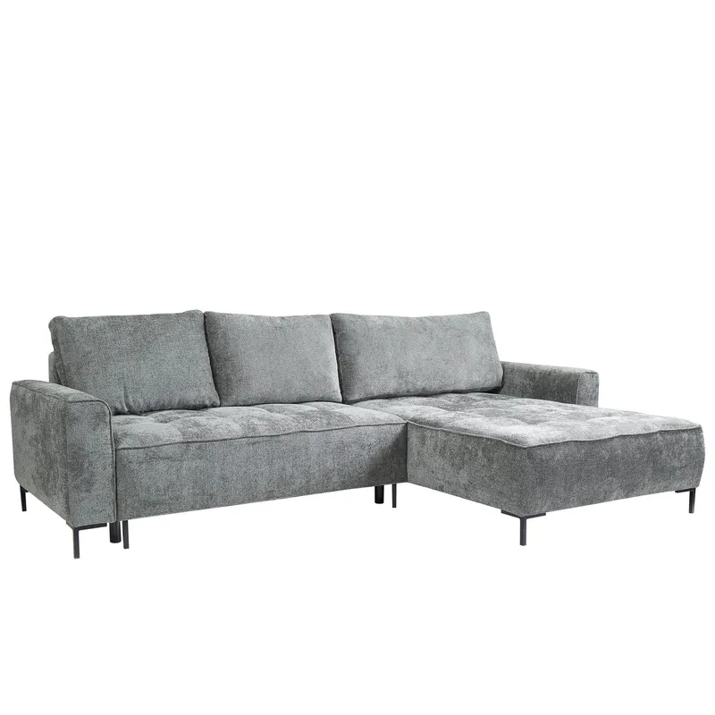 Morvian 3-sits Bäddsoffa med divan - Grå (Art.nr 3433629) — Grå