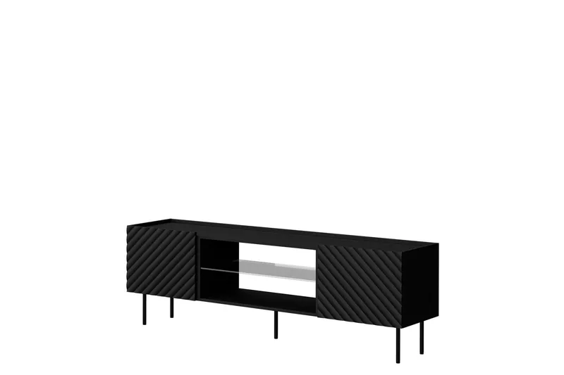 Munkedal Tv-bänk 181 cm - Svart (Art.nr 3063147) — Svart
