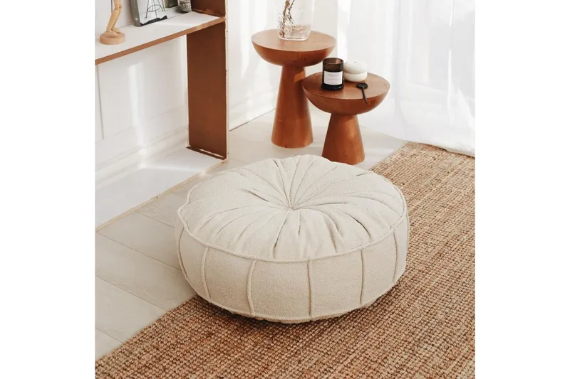 Nanagram Sittpuff 60 cm - Vit — Vit