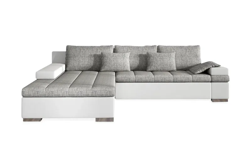 Naoma Divanbäddsoffa 310x175x83 cm - Grå (Art.nr 457859) — Grå