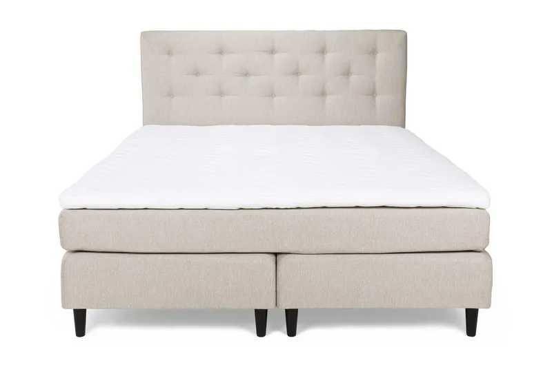 Nice Deluxe Kontinentalsäng 160x200 - Beige — Bedly