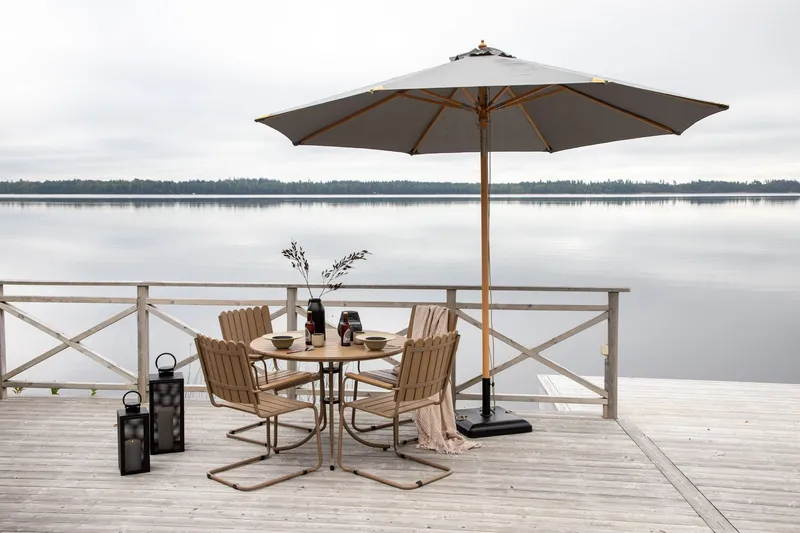 Nypo Parasoll 330 cm - Grå — Venture Home