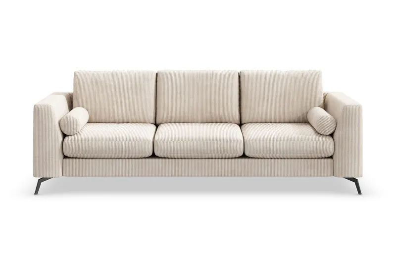 Ocean Lyx 4-sits Manchestersoffa - Beige (Art.nr 997134) — Scandinavian Choice