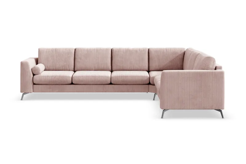 Ocean Lyx 5-sits Vändbar L-formad Hörnsoffa i Manchester - Rosa (Art.nr 997113) — Scandinavian Choice