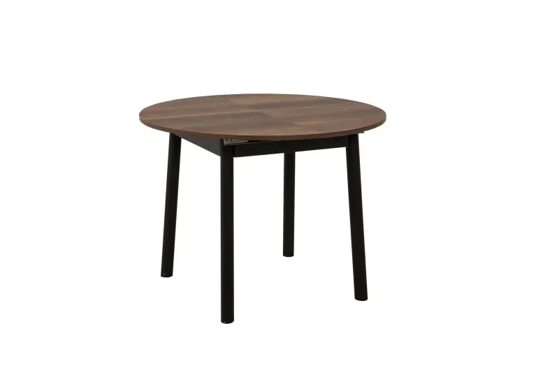 Oliver Matbord 100 cm - Valnöt/Svart — Valnöt/Svart