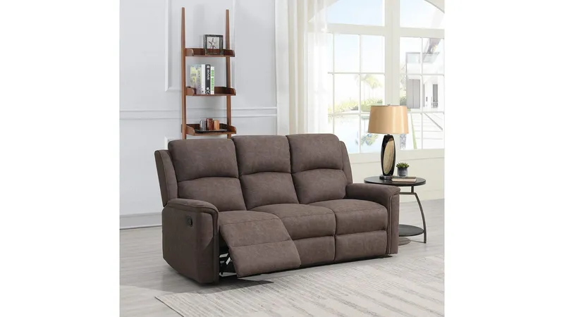 Orvella Reclinersoffa 3-sits - Brun — Brun