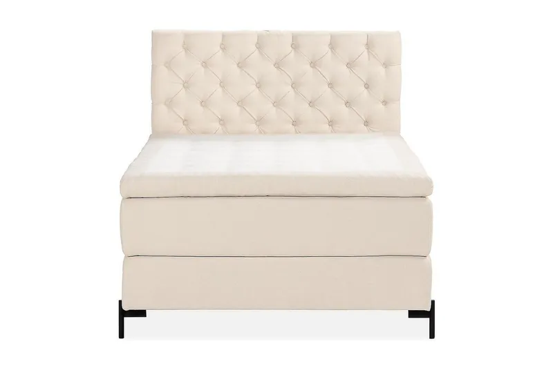Oslo Lyx Sängpaket Kontinentalsäng 140x200 cm - Ljusbeige (Art.nr 1565680) — Drömvik