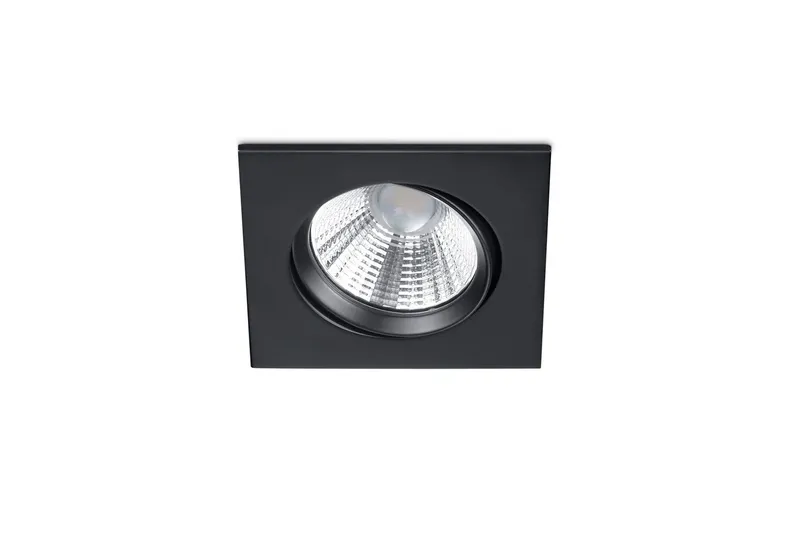 Pamir LED infälld Spotlight mattsvart fyrkant - Matt svart — Trio Lighting