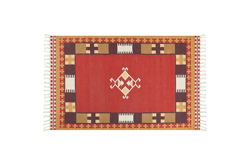 Parakar Kelimmatta 140x200 cm - Röd — Röd
