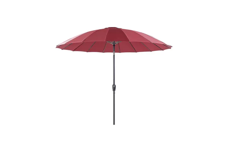 Parasoll Faenza 255 cm - Röd/Svart — Röd/Svart