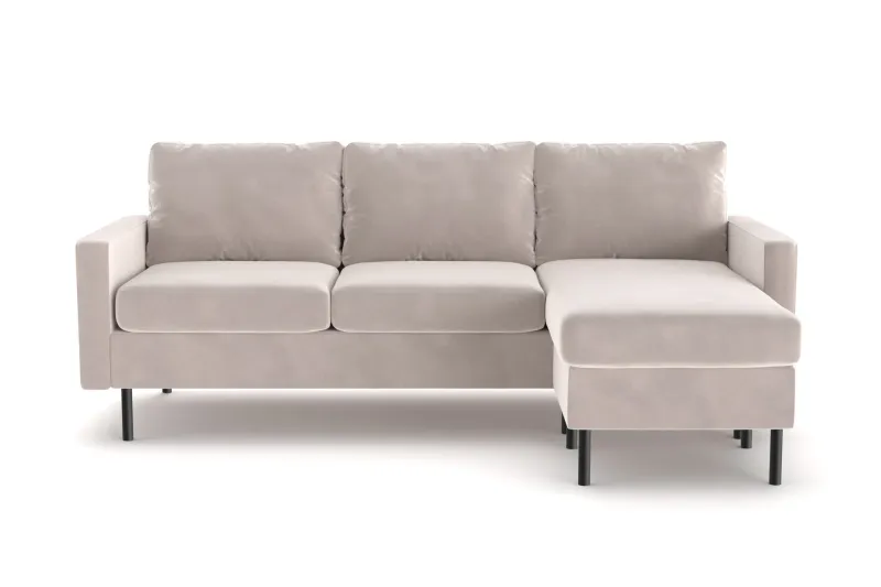 Peppe 3-sits Vändbar L-formad Divansoffa i Manchester - Beige (Art.nr 3117754) — Scandinavian Choice