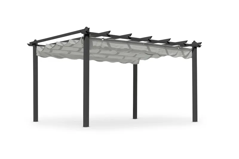 Pergola Hillerstorp Skanör 300 x 400 cm - Svart/Vit — Hillerstorp