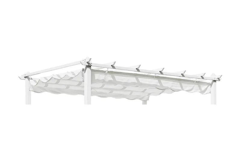 Pergolatak Hillerstorp Skanör 300 x 400 cm - Vit — Hillerstorp