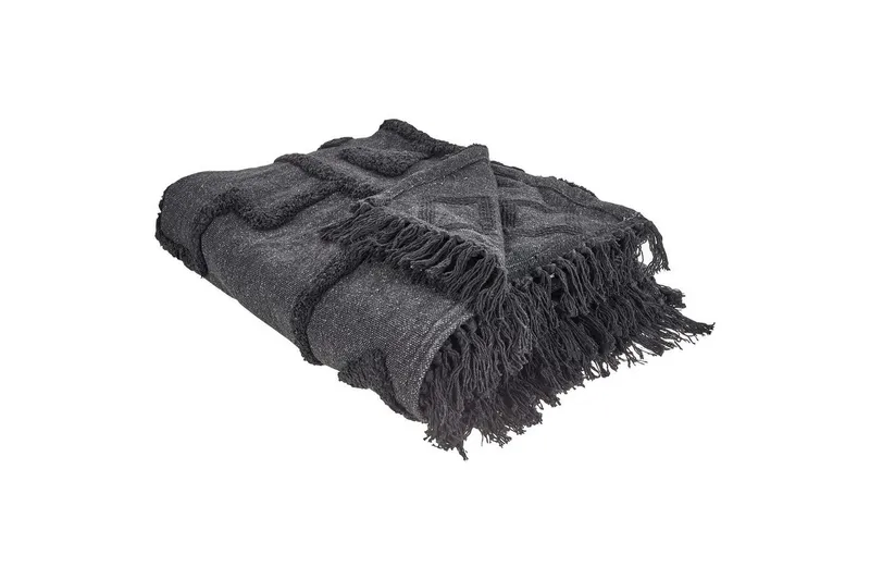 Pläd Chack Grå/svart, 200x220 cm - Grå/svart, 200x220 cm — Grå/svart, 200x220 cm