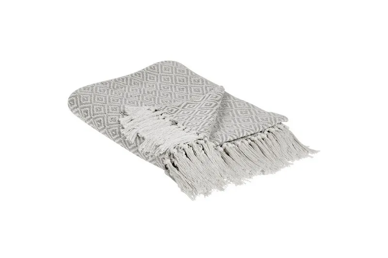 Pläd Mityal Beige/grå - Beige/grå — Beige/grå