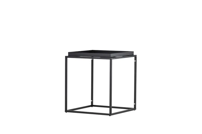 Porto Sidobord 45x45 cm - Svart — Venture Home