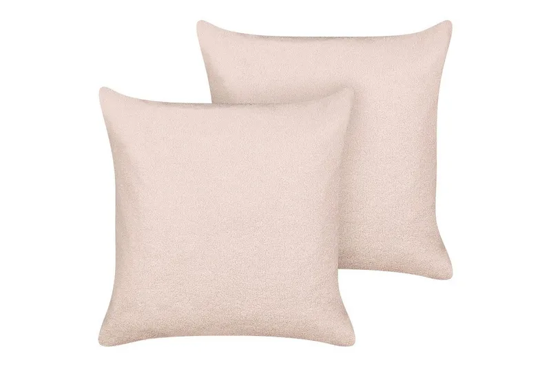Prydnadskuddar Leuzea set om 2 Rosa, 60x60 cm - Rosa, 60x60 cm — Rosa, 60x60 cm