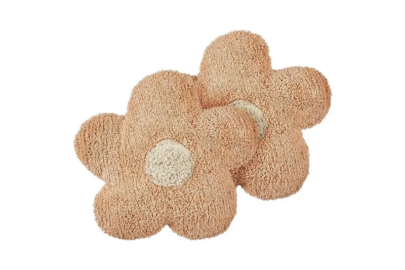 Prydnadskuddar Sorrel set om 2 Rosa/Beige/Vit - Rosa/Beige/Vit — Rosa/Beige/Vit