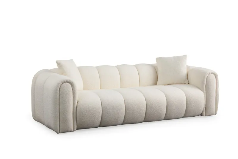 Puffin 3-sits Soffa - Vit — Vit