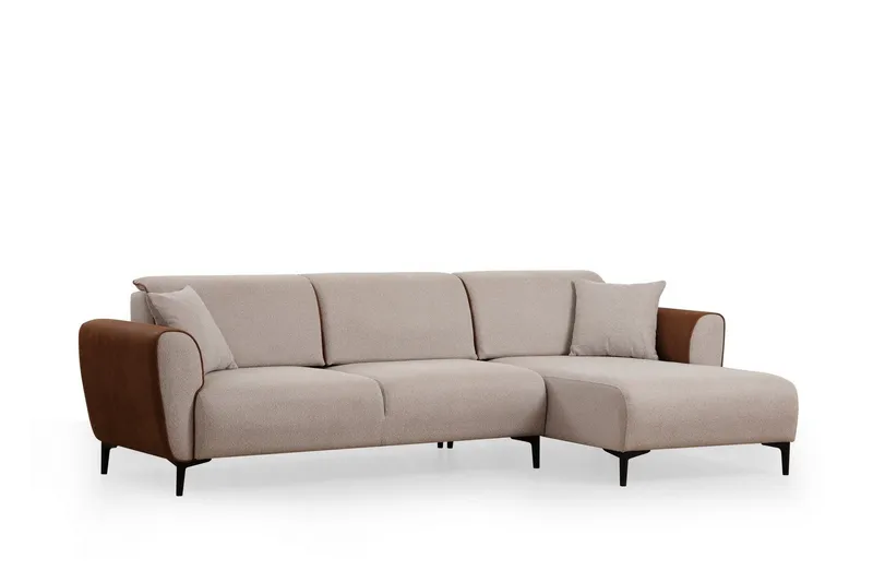 Rebelo Bäddsoffa med divan - Beige (Art.nr 3054594) — Beige