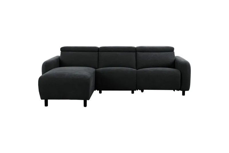 Reclinersoffa med hörn Loft24 Hörnsoffa Loft24 Skaane med elektrisk vilstol Grey Left-faced Manchester — Loft24
