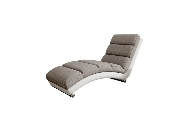 Regalado Liggfåtölj - Vit/Beige/Ljusgrå — Vit/Beige/Ljusgrå