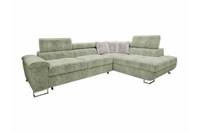 Reginia 4-sits Hörnbäddsoffa Light green (Art.nr 3020501)