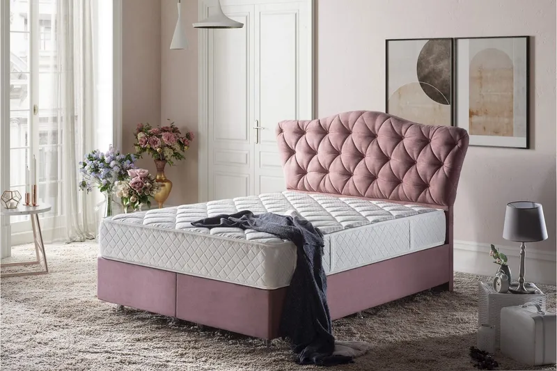 Resårmadrass 100x200 cm - Vit — Vit