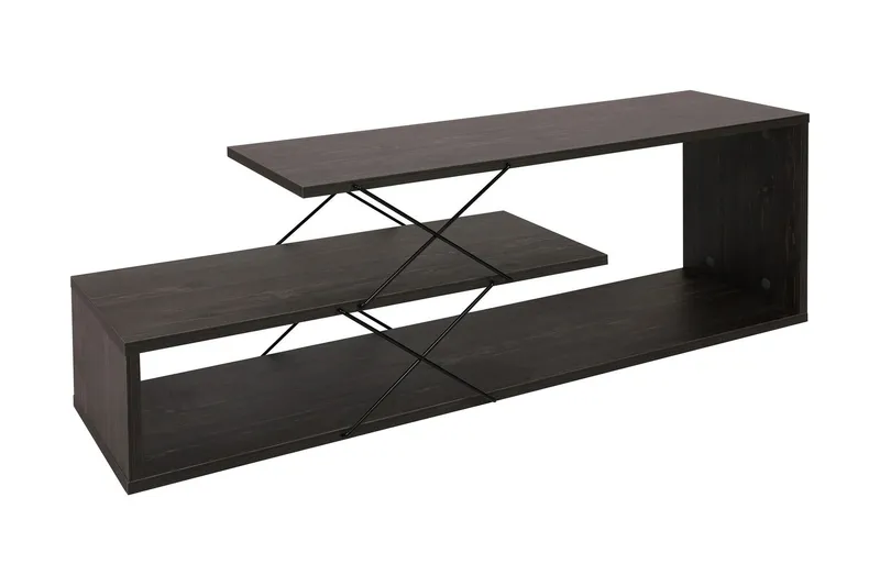 Riyana Tv-bänk 120 cm - Mörkbrun — Mörkbrun