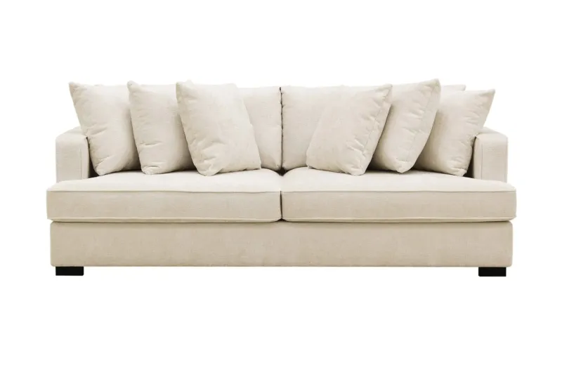 Rossita 4-sits Djup Soffa i Chenille - Beige — Scandinavian Choice
