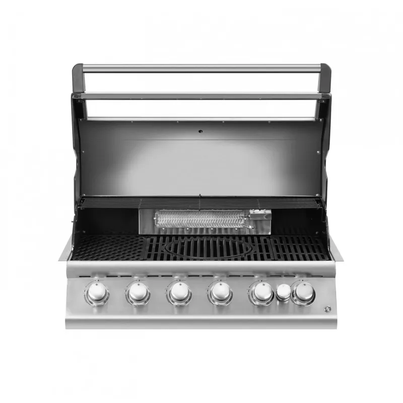 Rostfri gasolgrill 6 Brännare | 5 Brännare & Infraröd Bakbrännare | Ohio — Lyfco