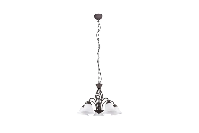 Rostica Ljuskrona 5L E27 rustik - Rustik — Trio Lighting